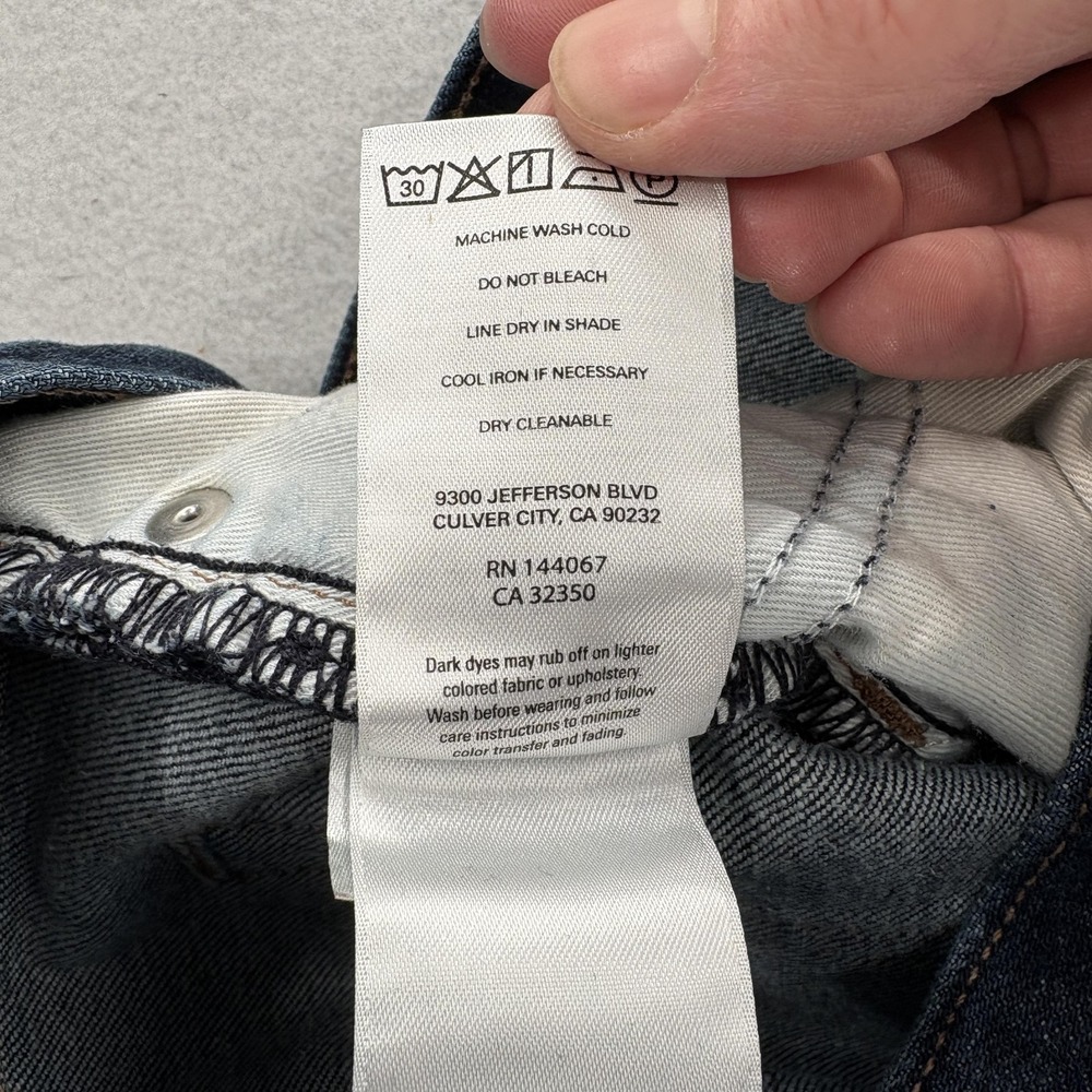 Outerknown Men’s Slim Jeans in Dark Indigo - Picture 6 of 14